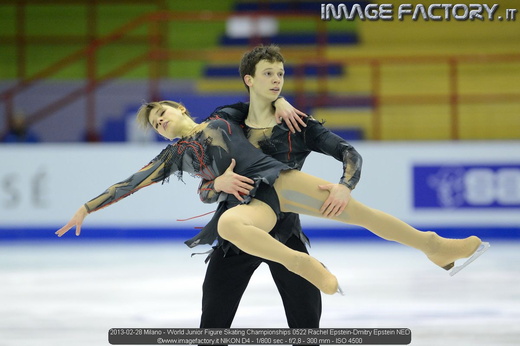 2013-02-28 Milano - World Junior Figure Skating Championships 0522 Rachel Epstein-Dmitry Epstein NED